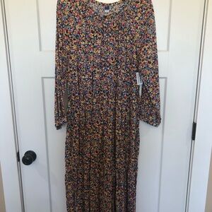 NWT Old Navy Floral Long Sleeve Dress